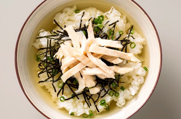 だし茶漬けの完成写真