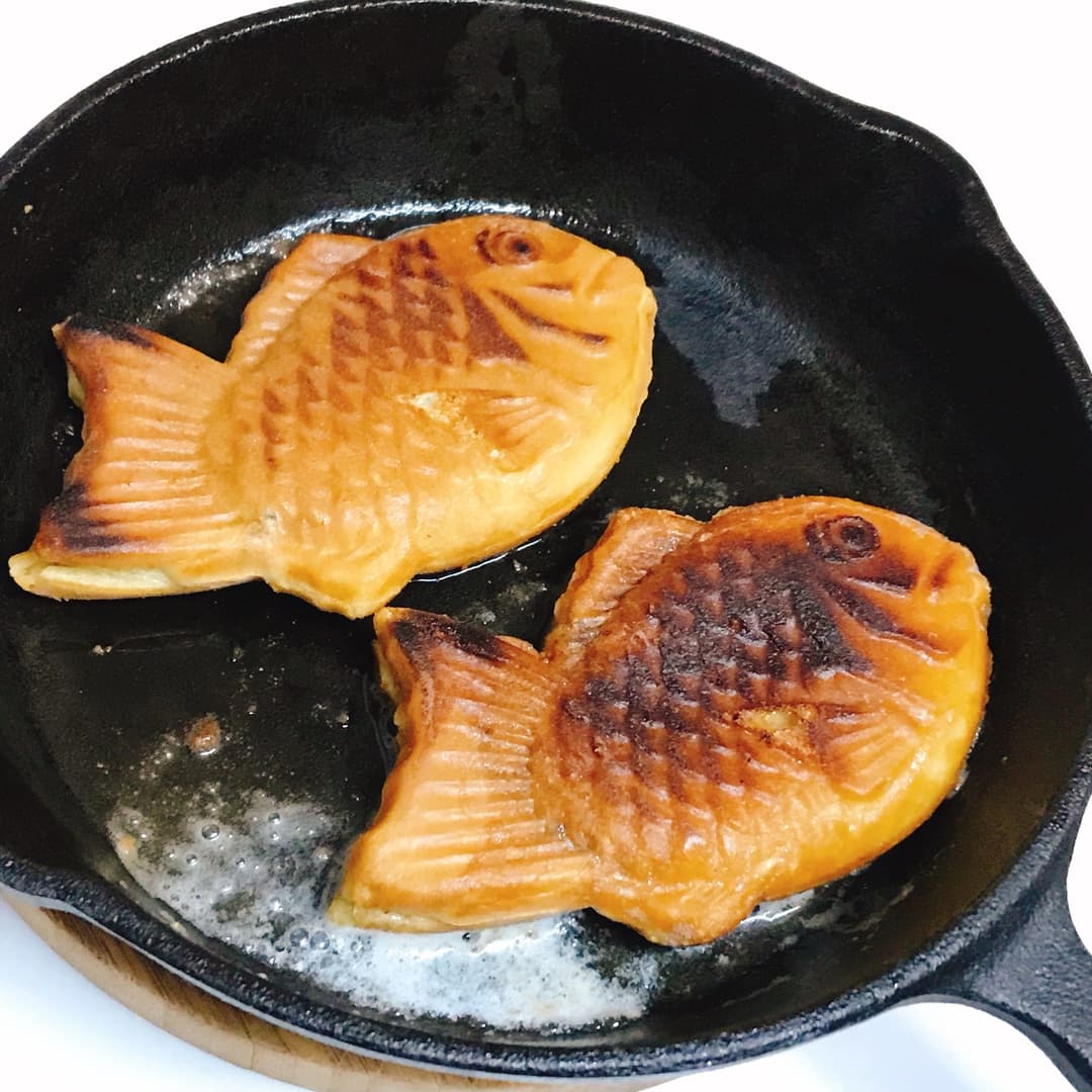 たいやきのバター焼きの完成写真