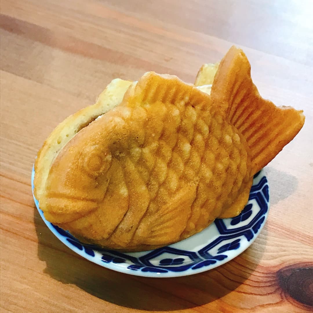 たいやきクリームチーズサンドの完成写真