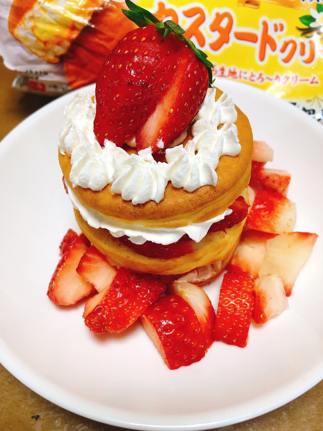 いちごケーキの完成写真