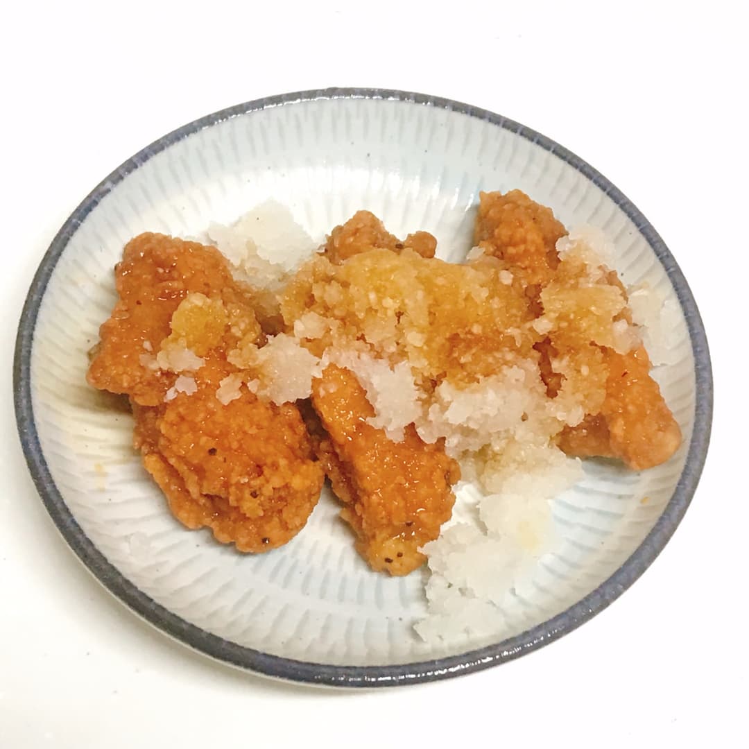 手羽からおろしポン酢の完成写真
