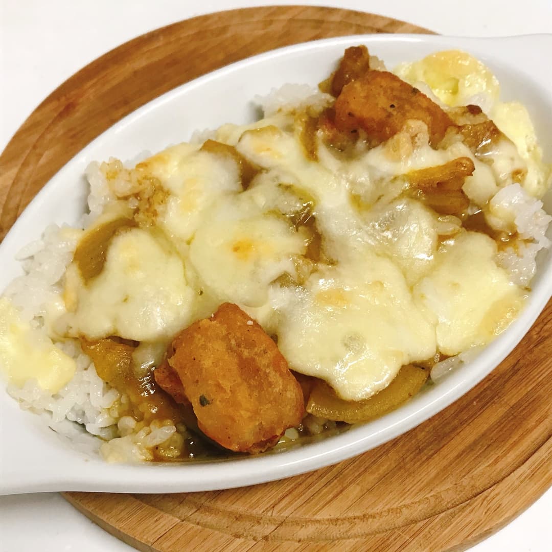 いかからカレードリアの完成写真