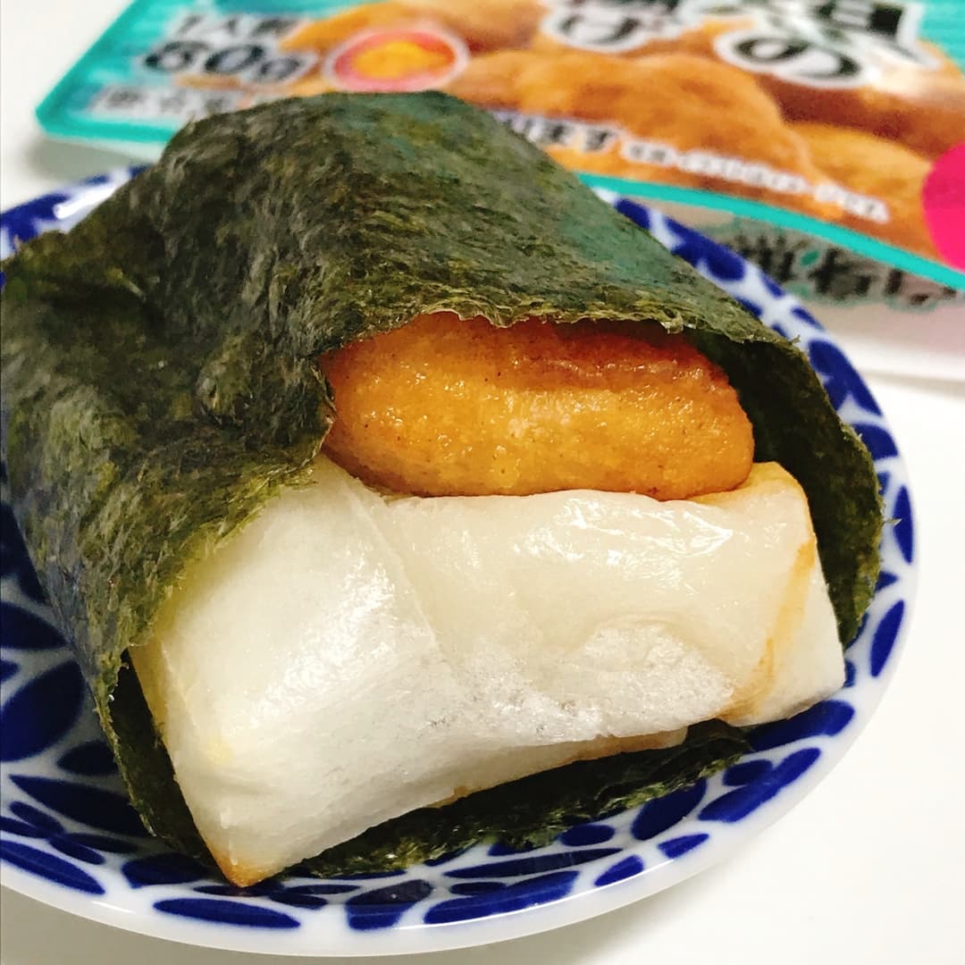 白身魚の磯部もちの完成写真