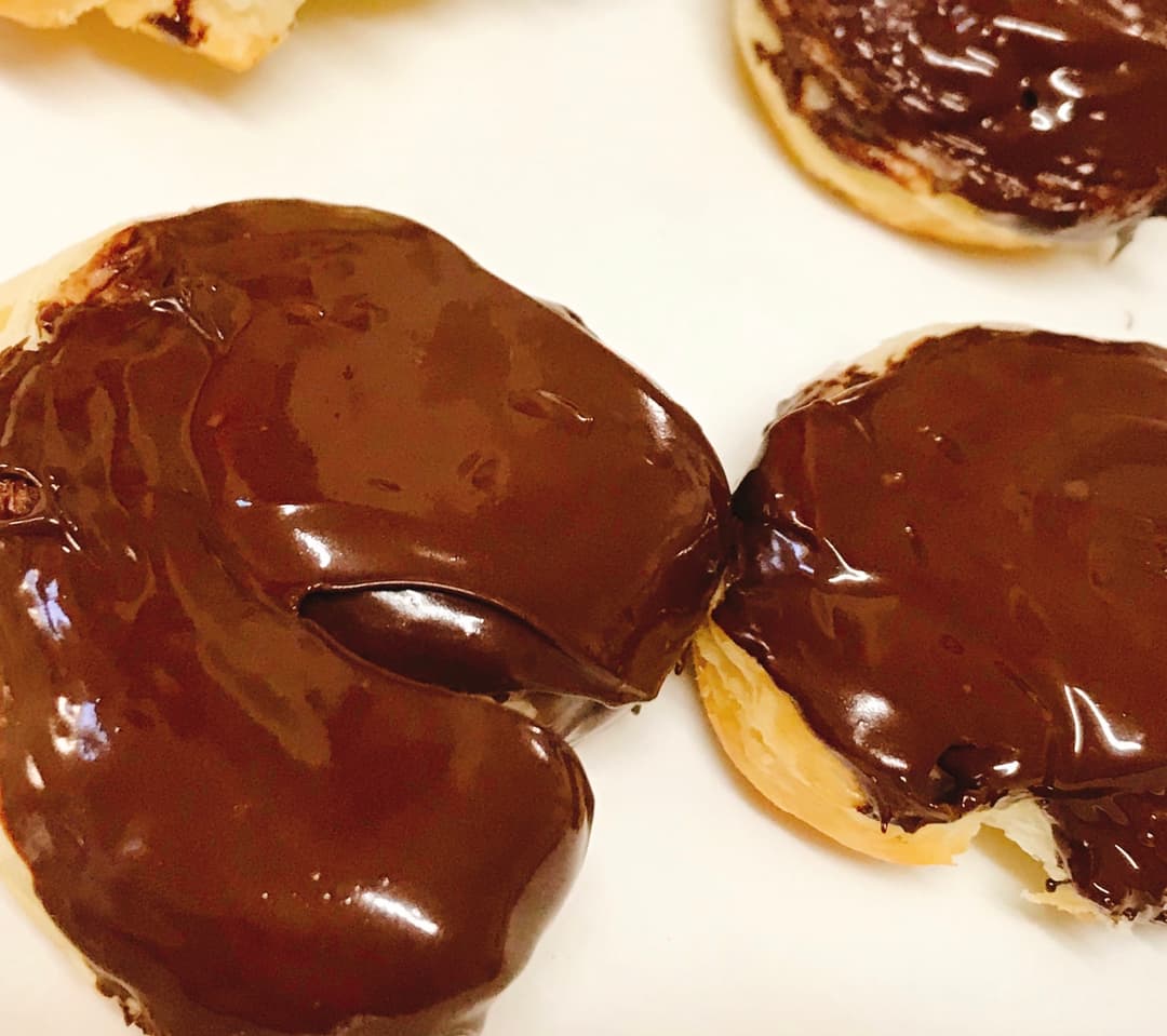 トースターで作るうずまきチョコパイの完成写真