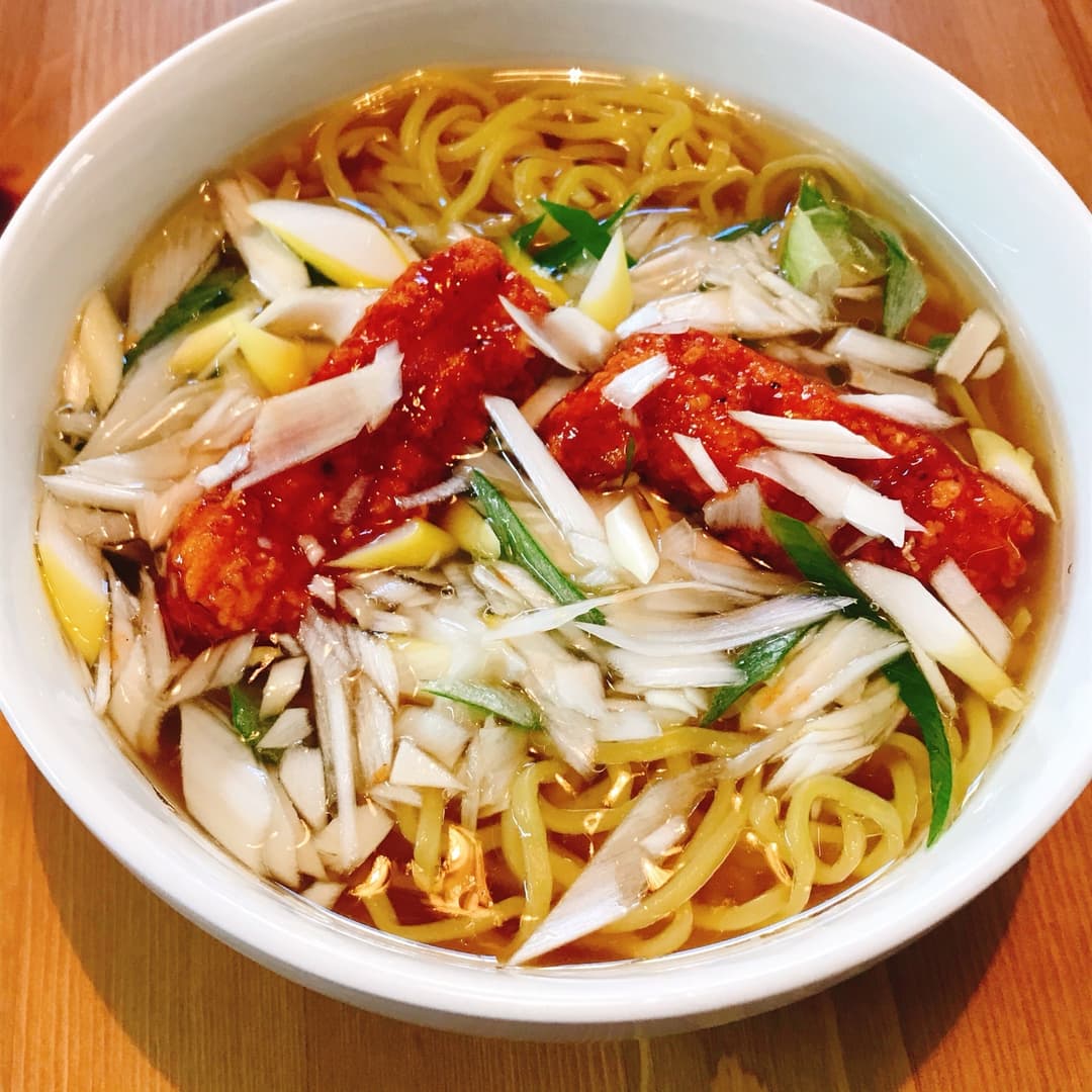 旨辛ねぎラーメンの完成写真
