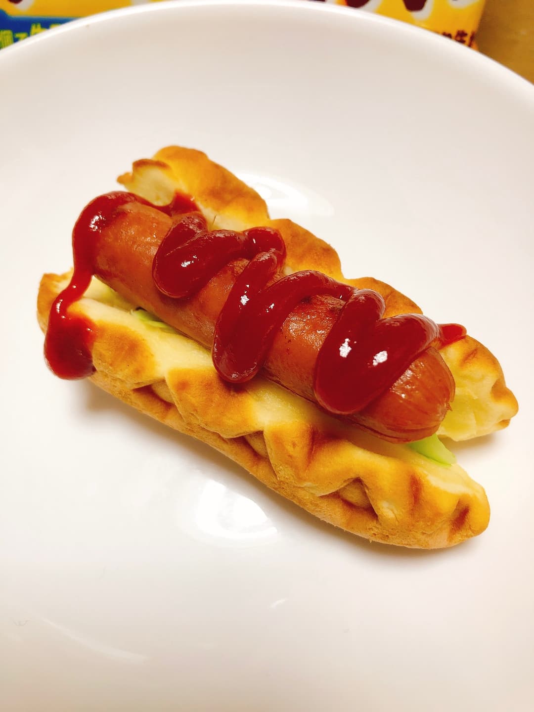 ホットドッグの完成写真