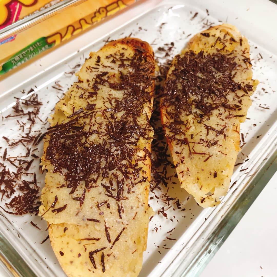 バタースイートポテトトーストの完成写真