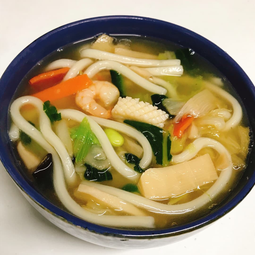 具沢山五目中華うどんの完成写真
