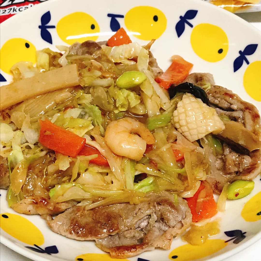 豚キャベツの中華炒めの完成写真