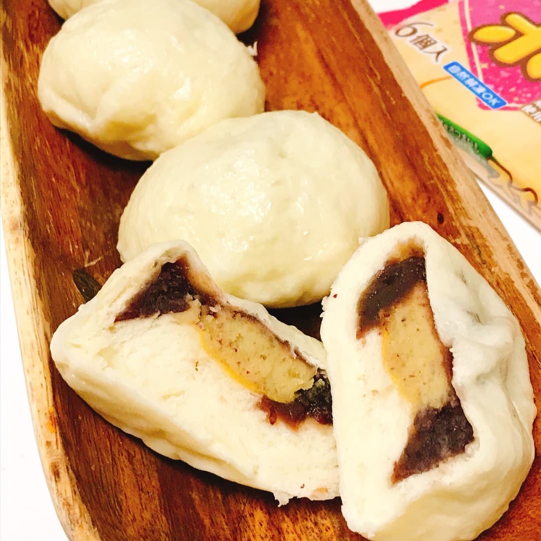 スイートポテトあんまんの完成写真