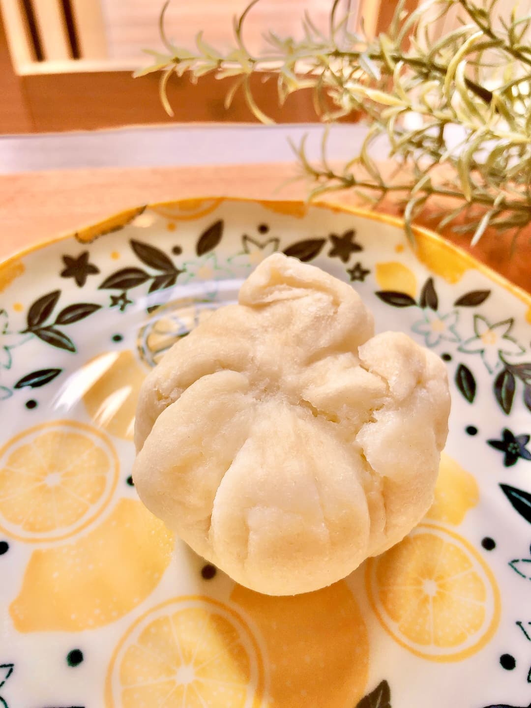 食パンで肉まんの完成写真