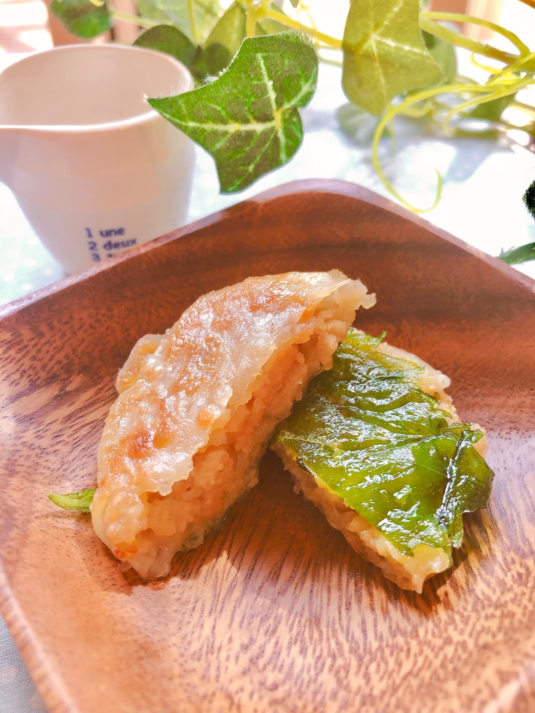 紫蘇のせ焼売焼きの完成写真