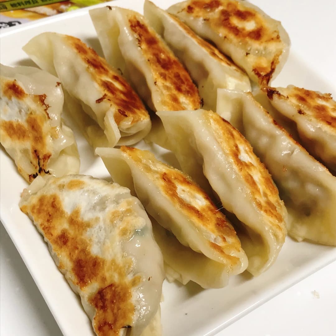 絶品★中華丼で作る餃子の完成写真