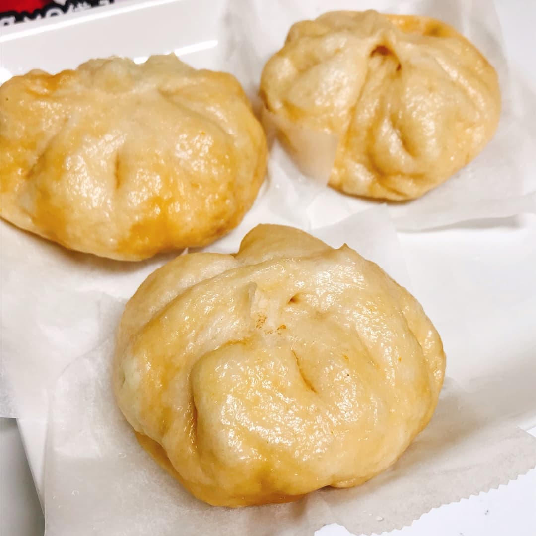 中華丼のピザまんの完成写真