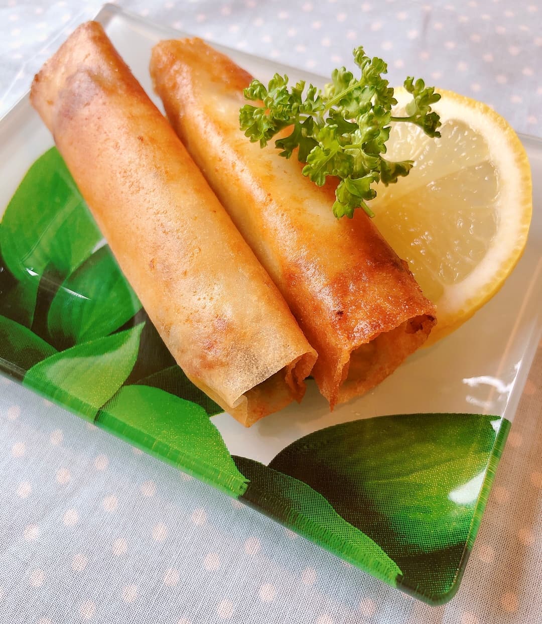 焼売のバジルチーズ揚げの完成写真