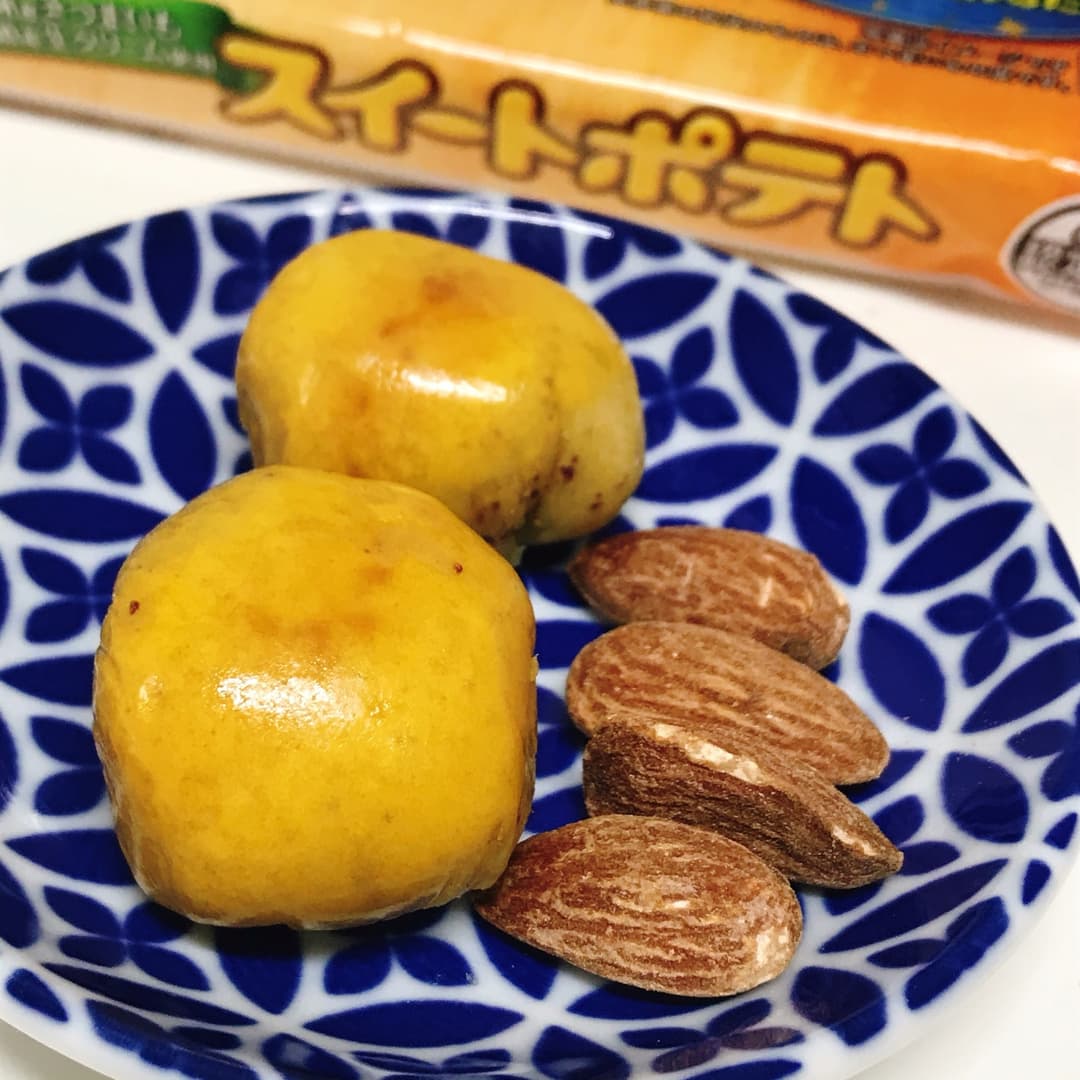 スイートポテトアーモンドの完成写真