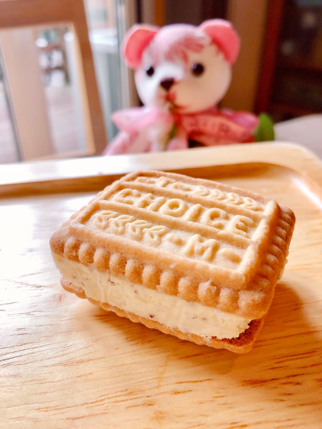 スイートポテトのサンドアイスの完成写真