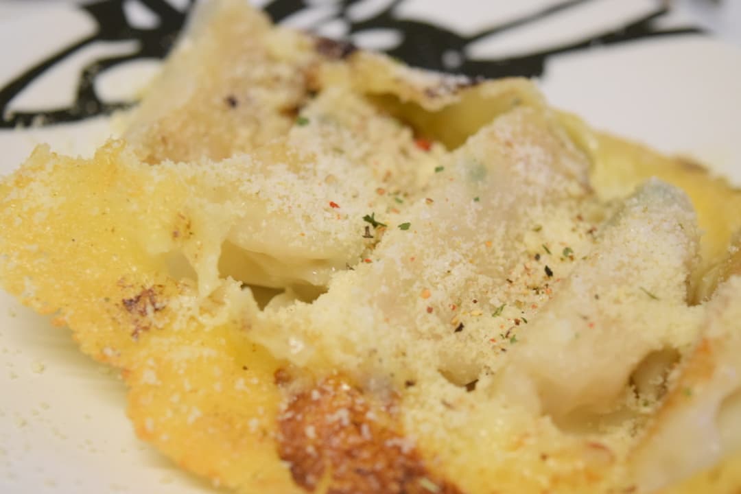 羽根つき餃子のチーズ焼きの完成写真