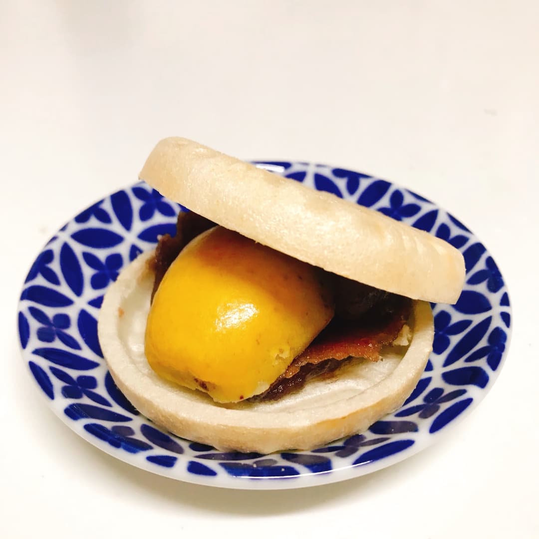 スイートポテトあずきもなかの完成写真