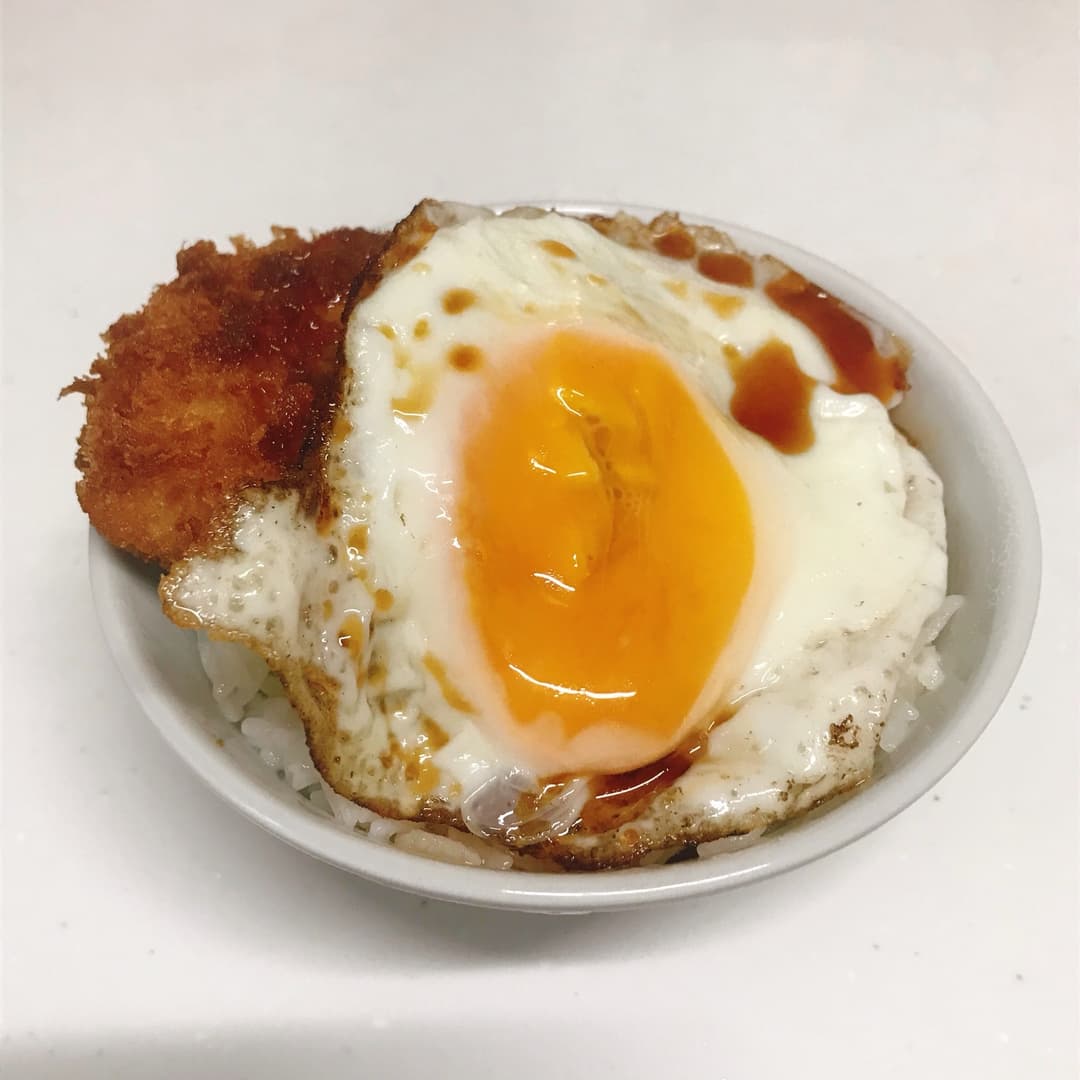 極上照り焼きヒレかつ丼の完成写真