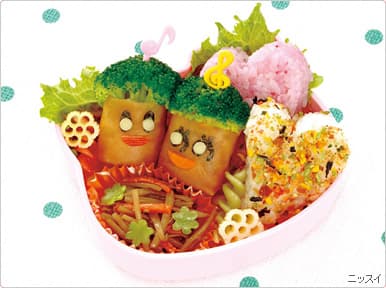 仲良し弁当の完成写真