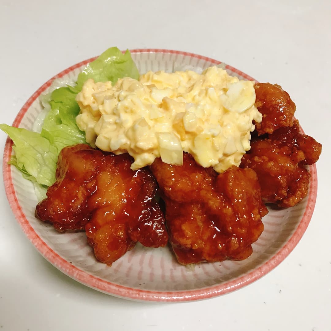 たれづけ唐揚げチキン南蛮風の完成写真
