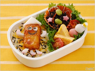 いかくん弁当の完成写真