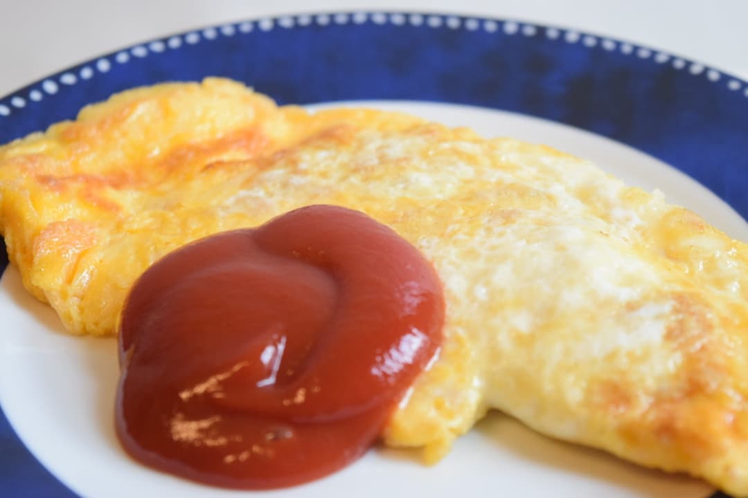 小籠包のチーズオムレツの完成写真