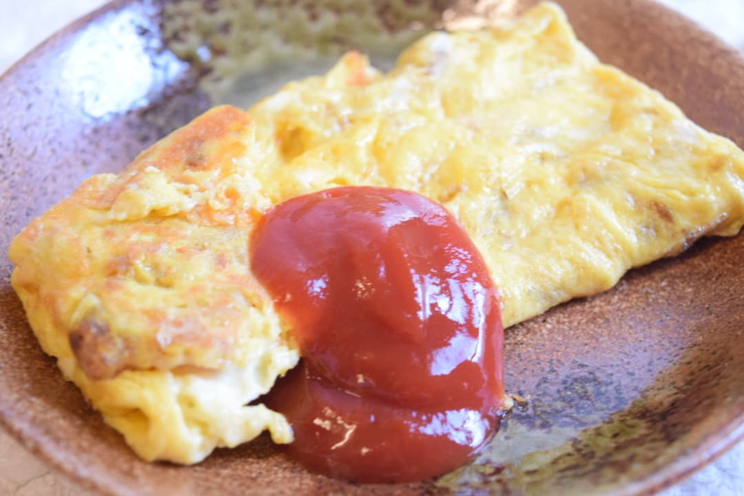 カレーチーズ卵焼きの完成写真