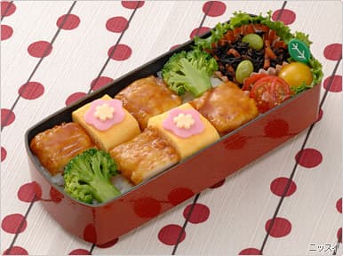 市松弁当の完成写真