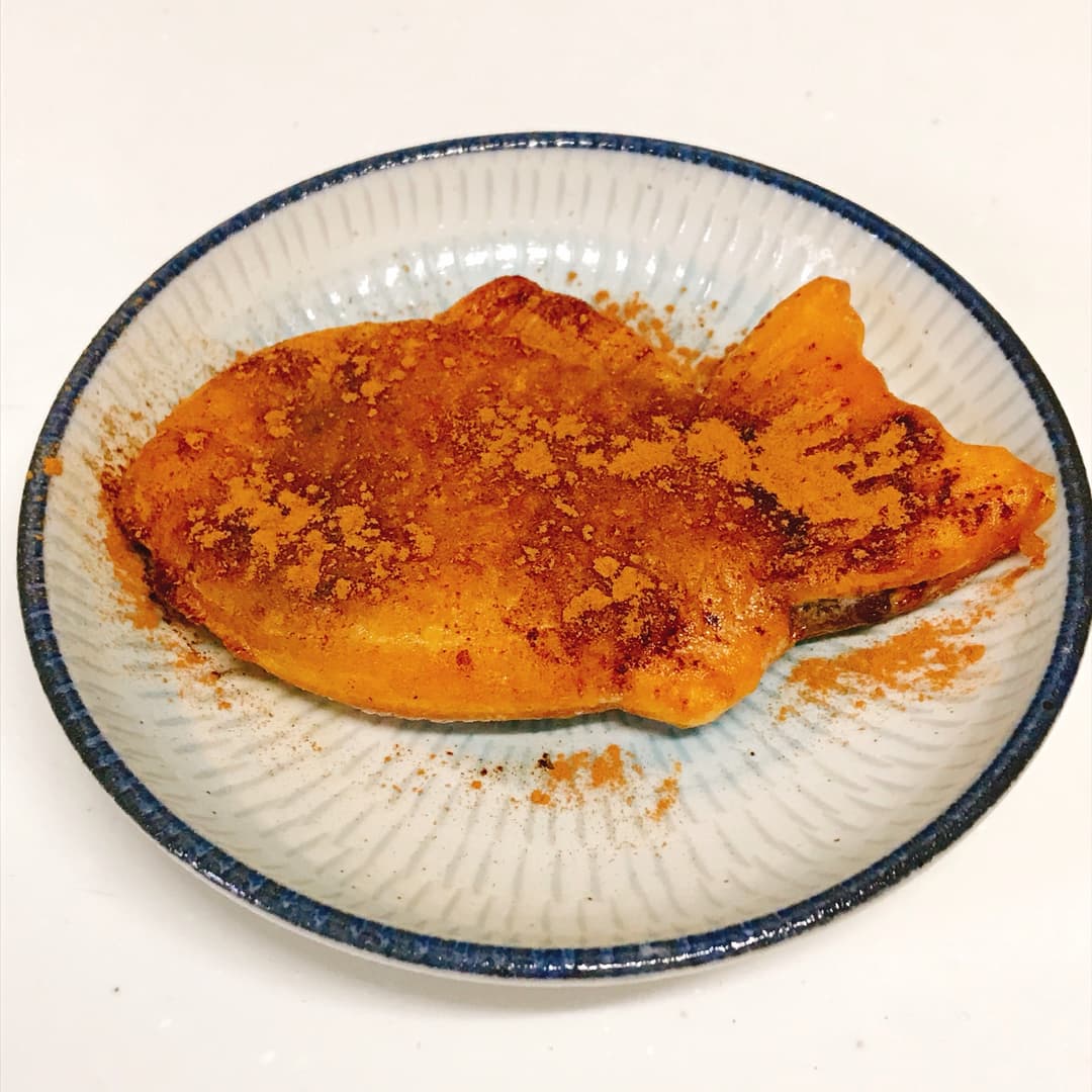 たいやきのバター焼きシナモンシュガーの完成写真