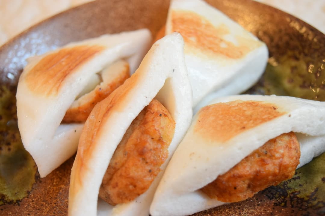 チキチキポテトのはんぺんサンドの完成写真