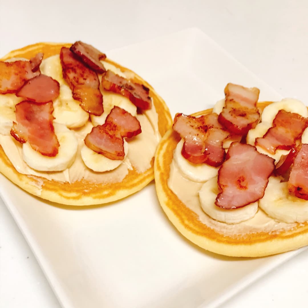 エルビスホットケーキの完成写真