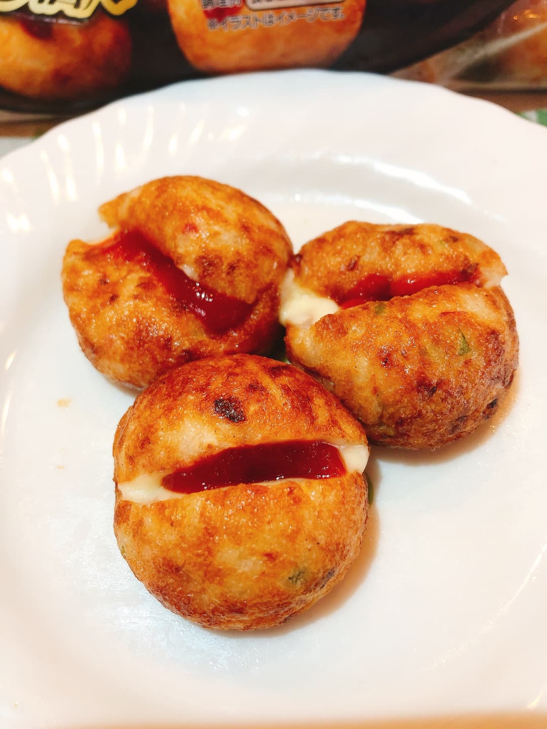 たこチーズサンドの完成写真