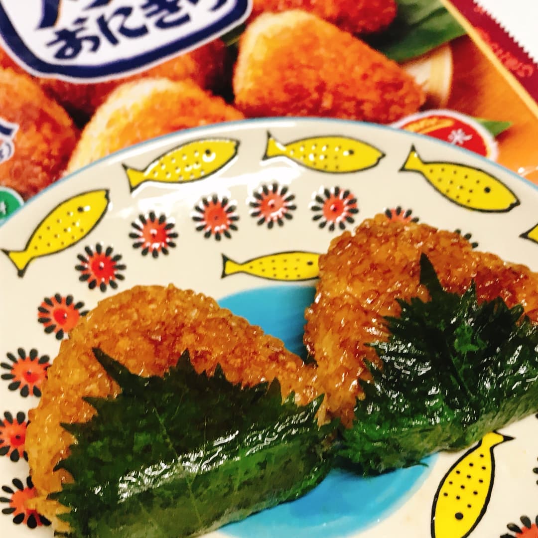 しそ巻きバター焼おにぎりの完成写真