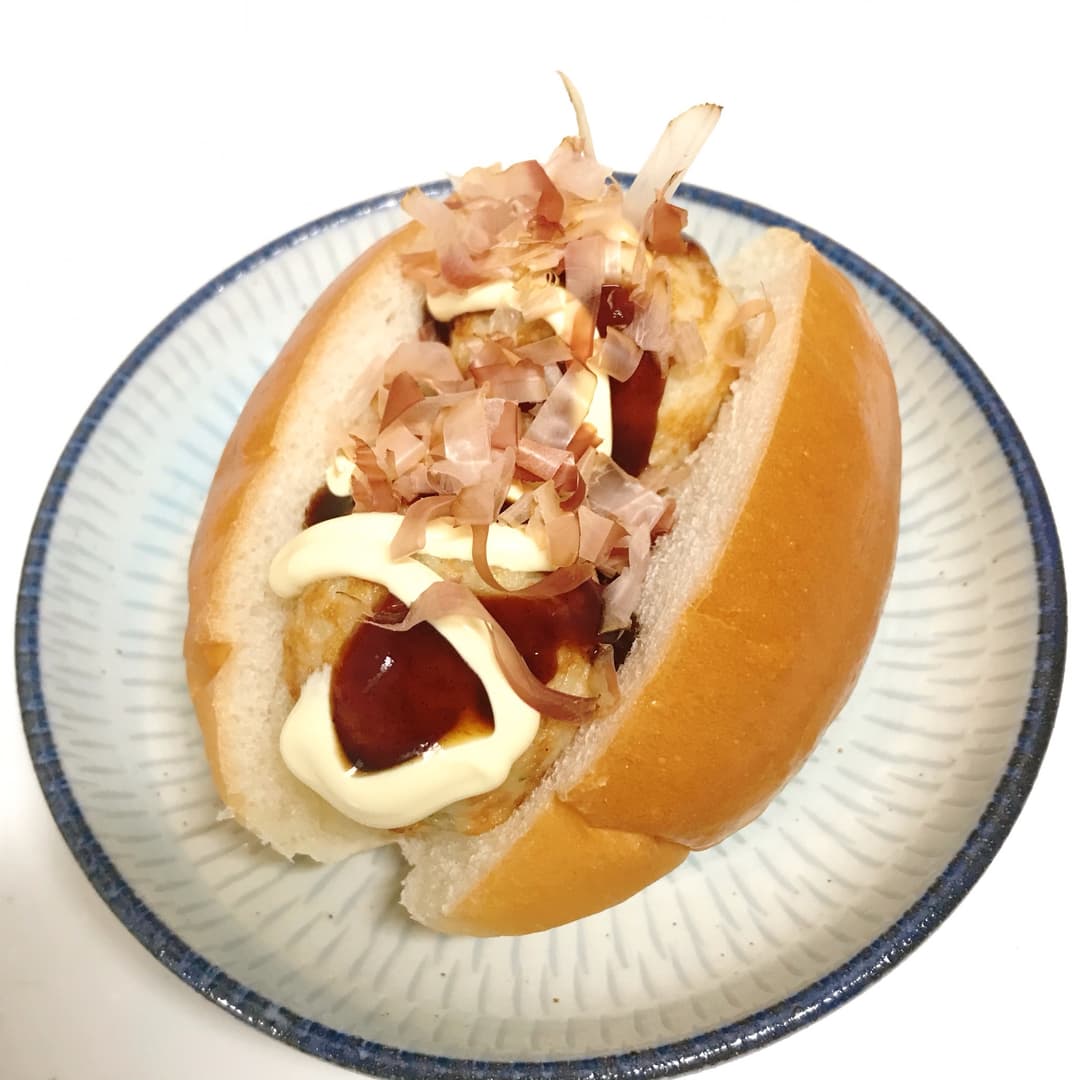 たこ焼きドッグの完成写真