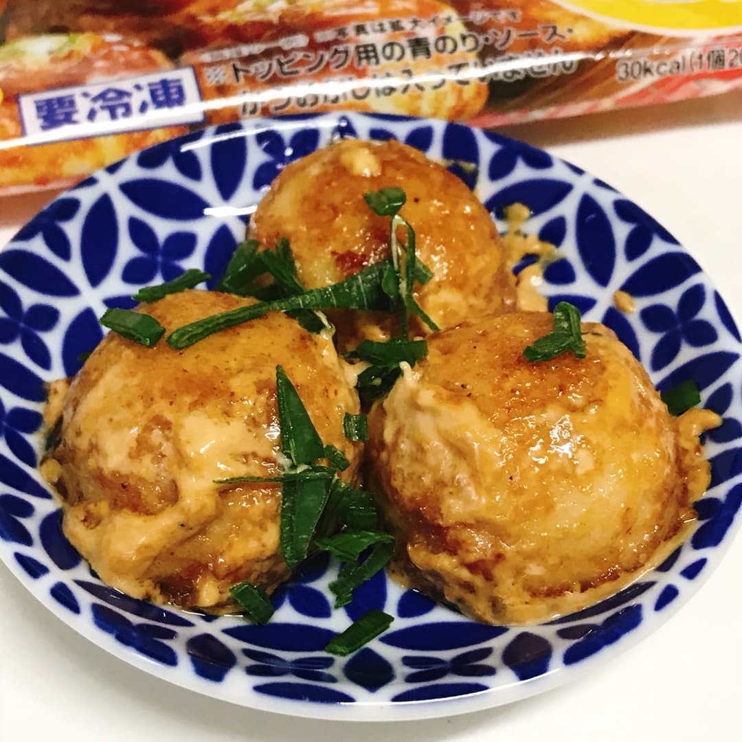 たこ焼きオイスターマヨネーズの完成写真