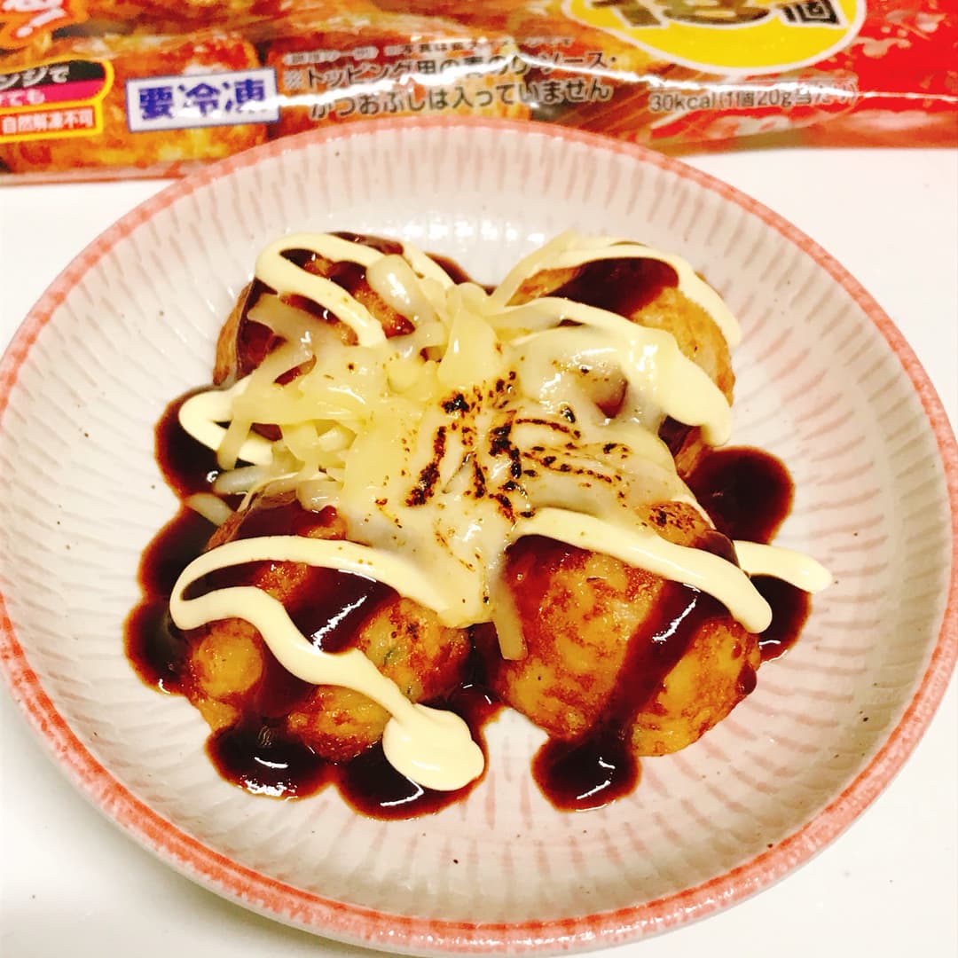 たこ焼き炙りチーズの完成写真
