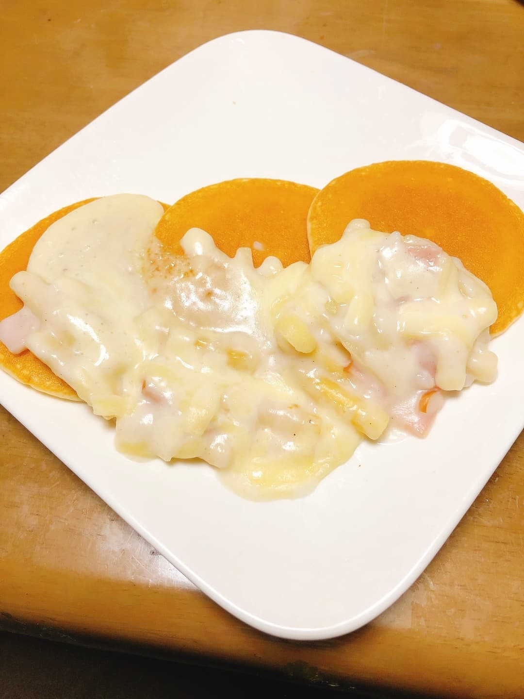 ブランチパンケーキの完成写真