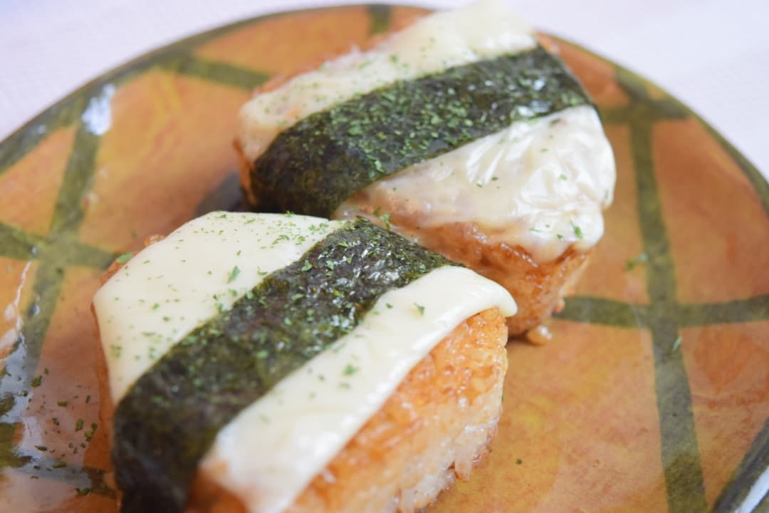 焼きチーズおにぎりの完成写真