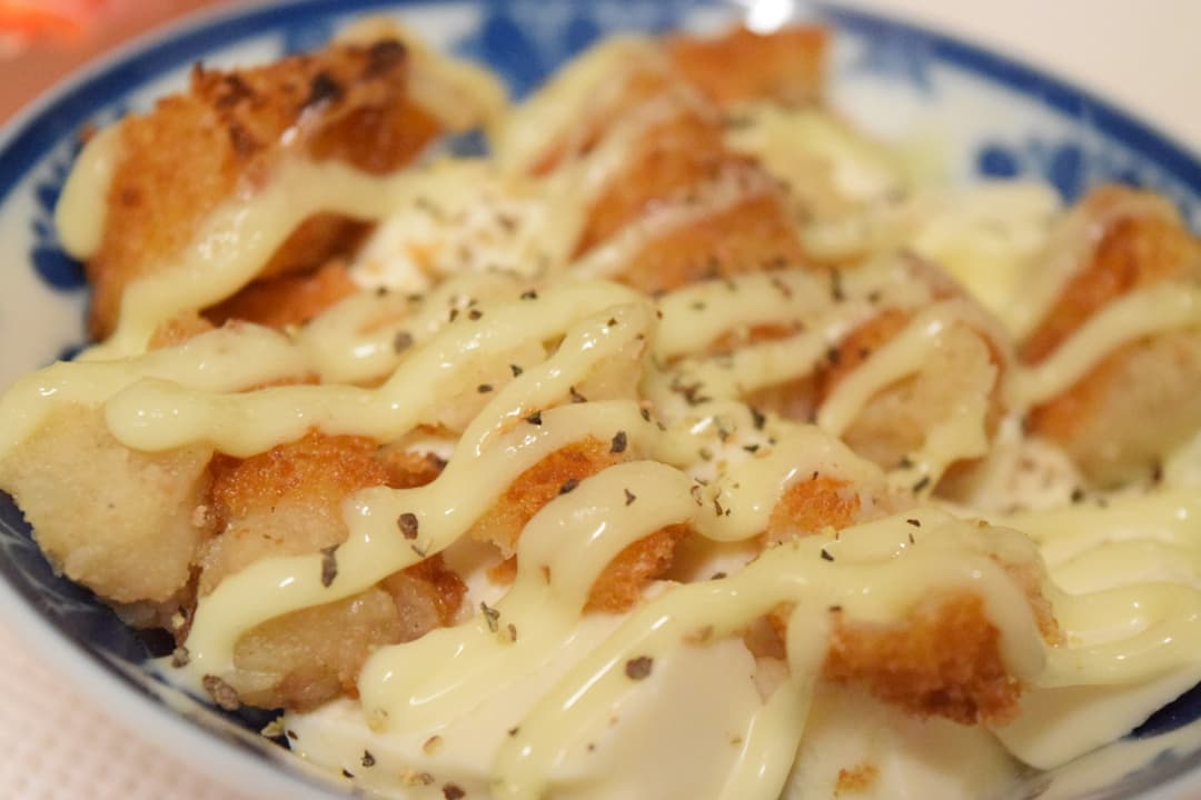 牛肉コロッケの豆腐マヨ焼きの完成写真