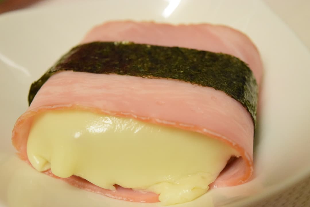 チーズベーコン焼きおにぎりの完成写真