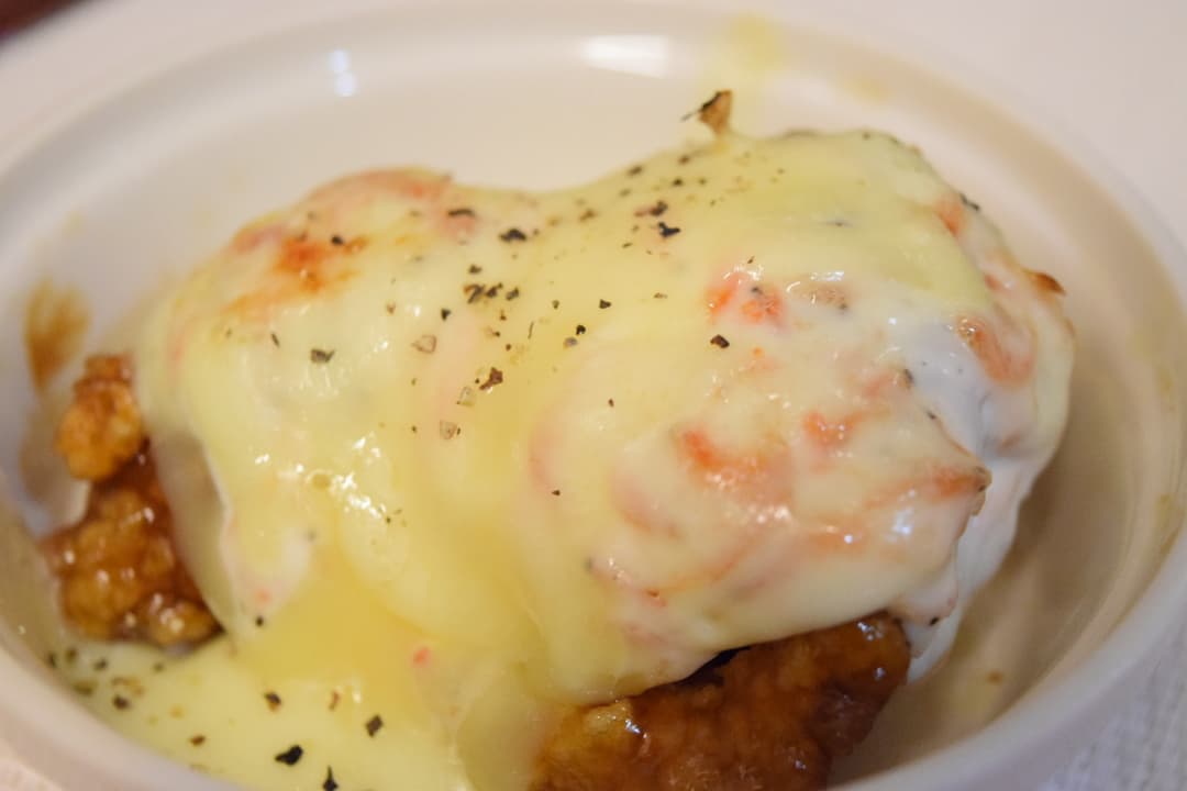 旨だれからあげのエビマヨ焼きの完成写真