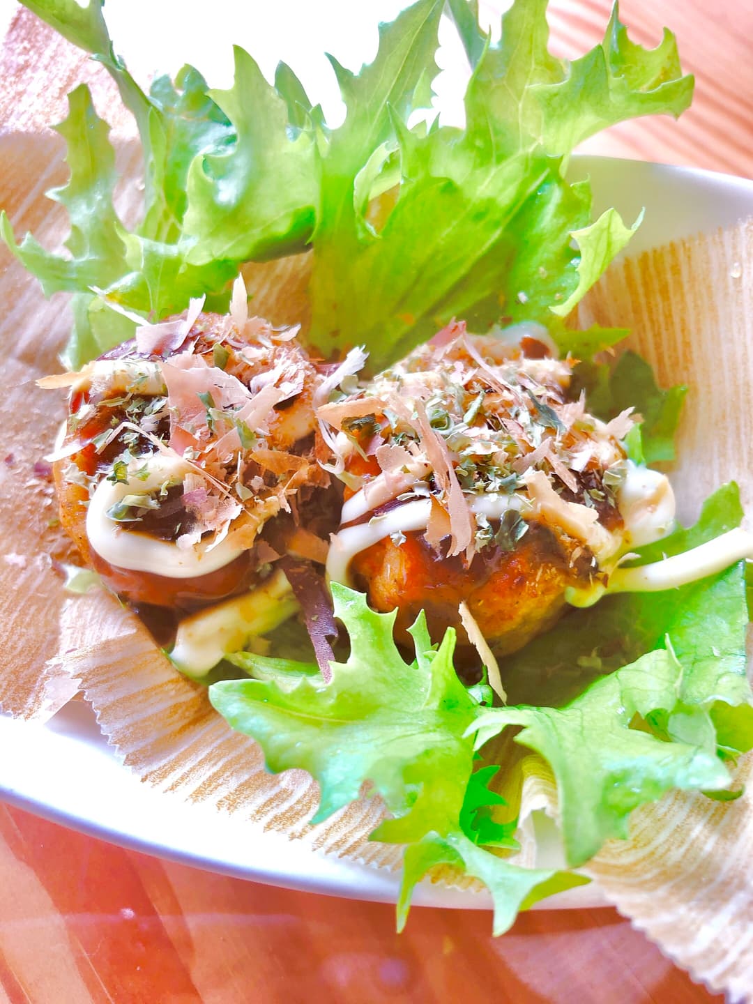 チキチキポテトのたこ焼き風の完成写真