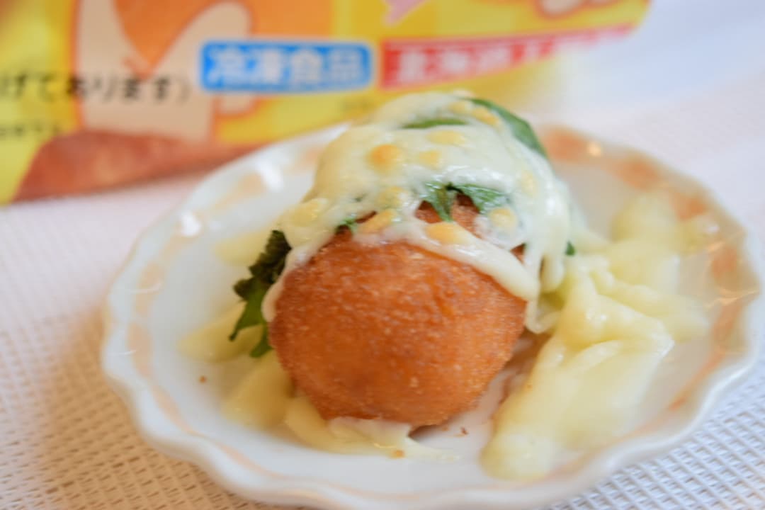 和風チーズハットグの完成写真