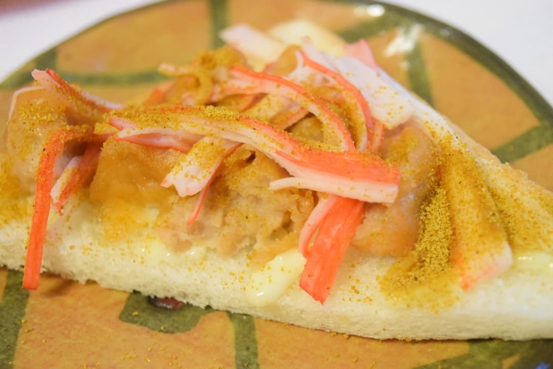 カレーからあげパンの完成写真