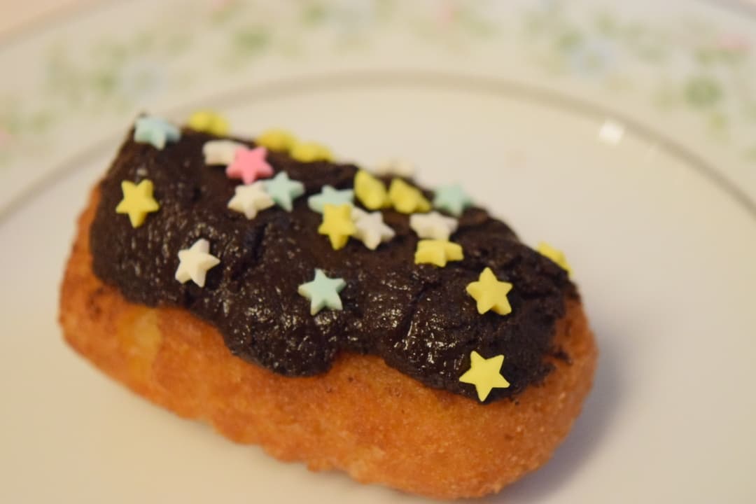 チョコレートチーズハットグの完成写真