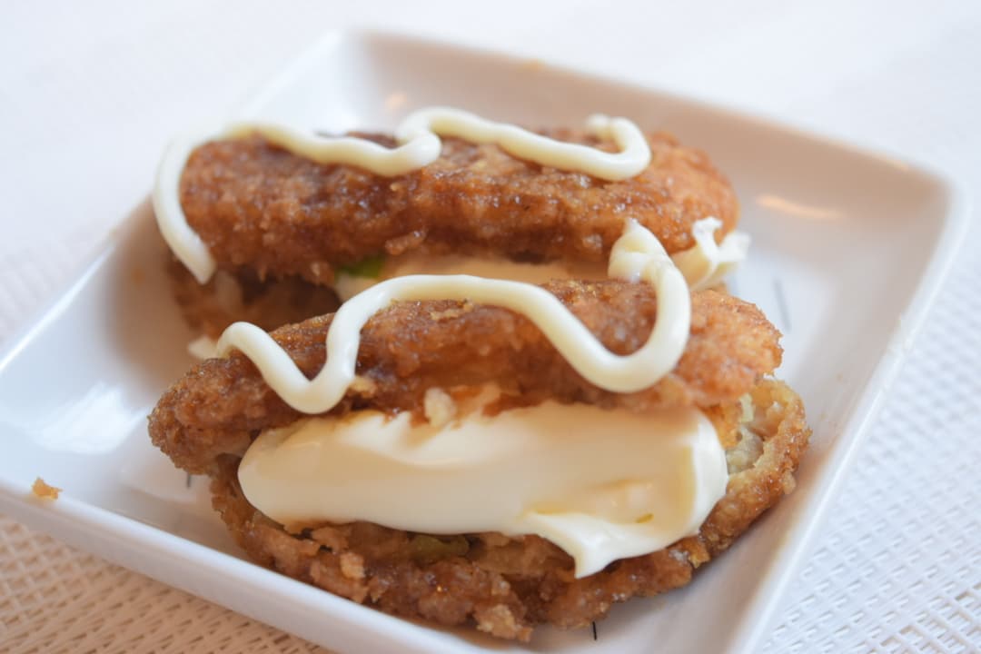 クリームチーズのキャベツメンチの完成写真