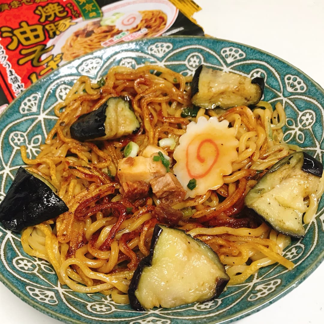 焼油そばの完成写真