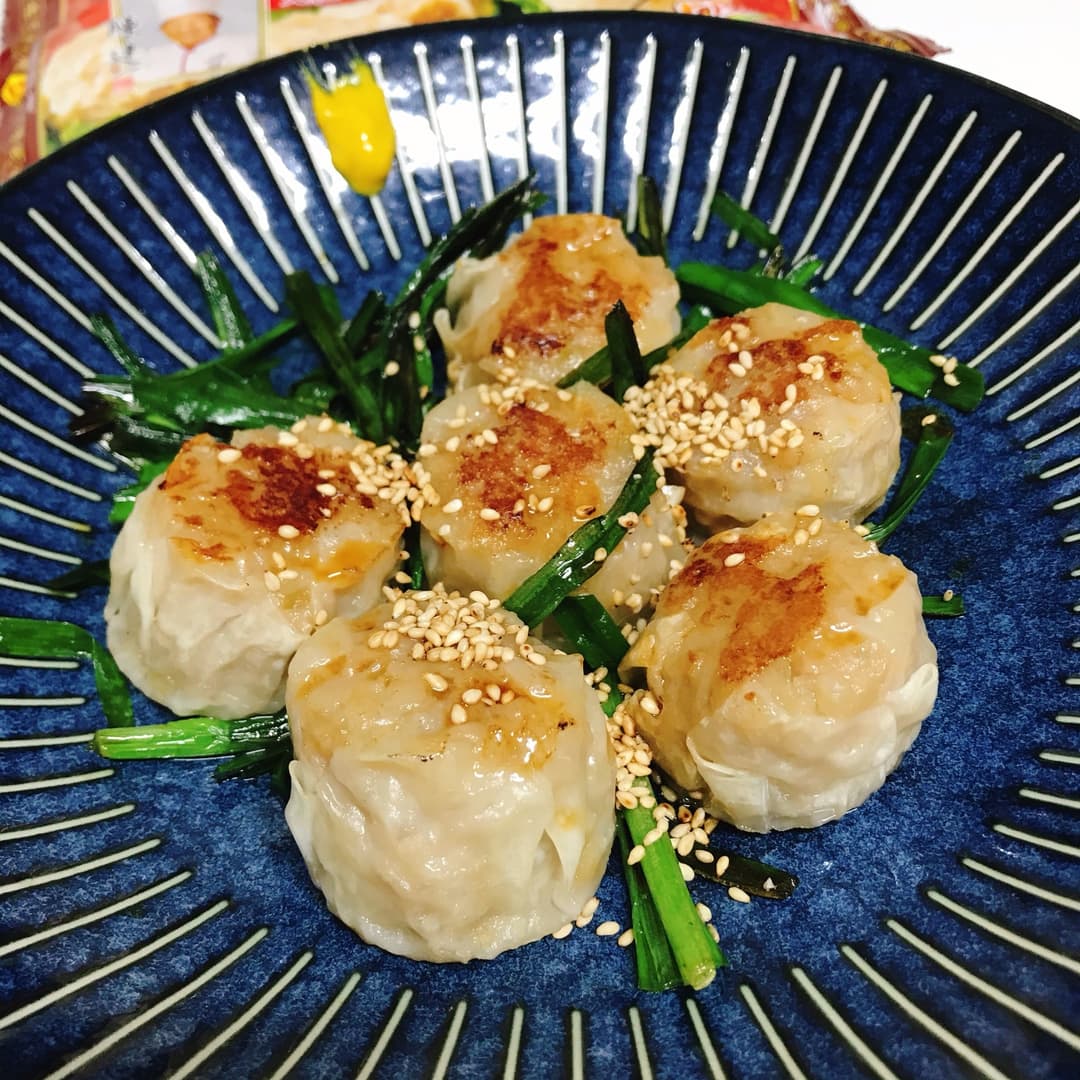 にら焼売炒めの完成写真